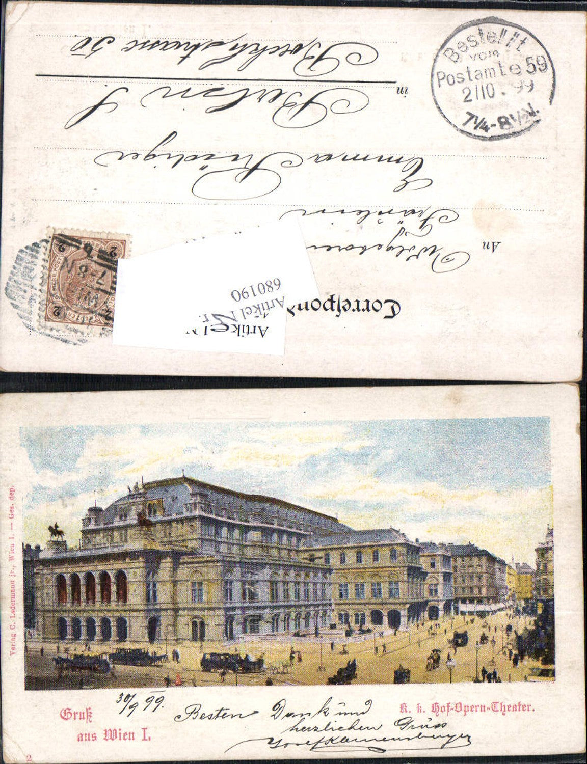 Alte Ansichtskarte – Old Postcard