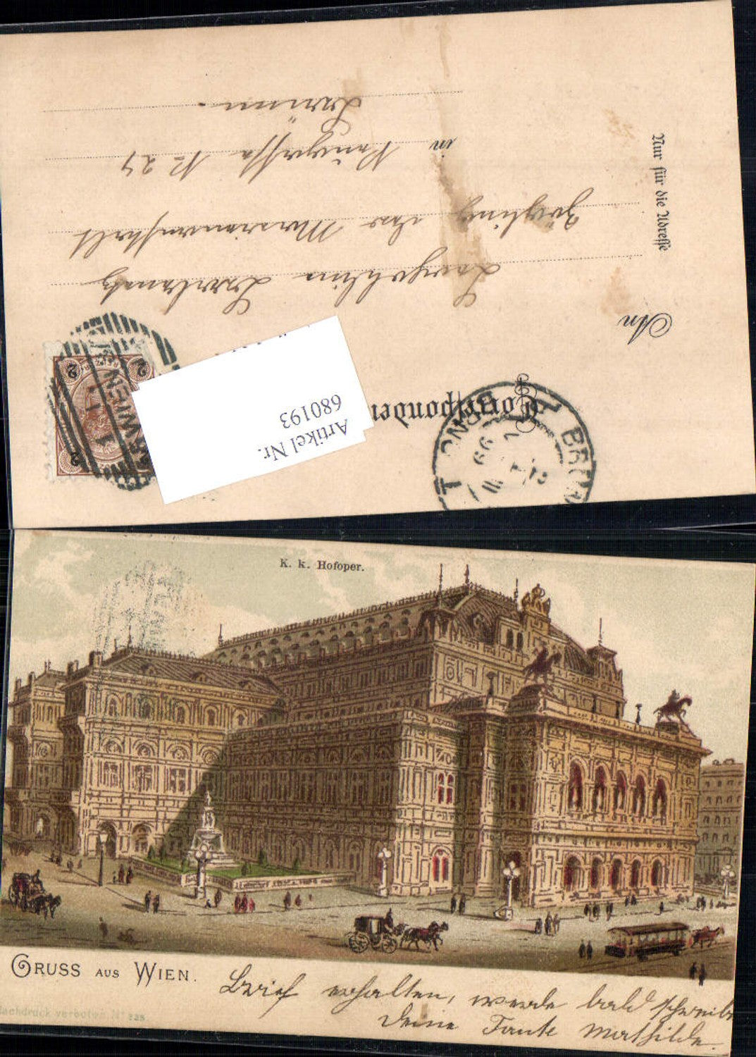 Alte Ansichtskarte – Old Postcard