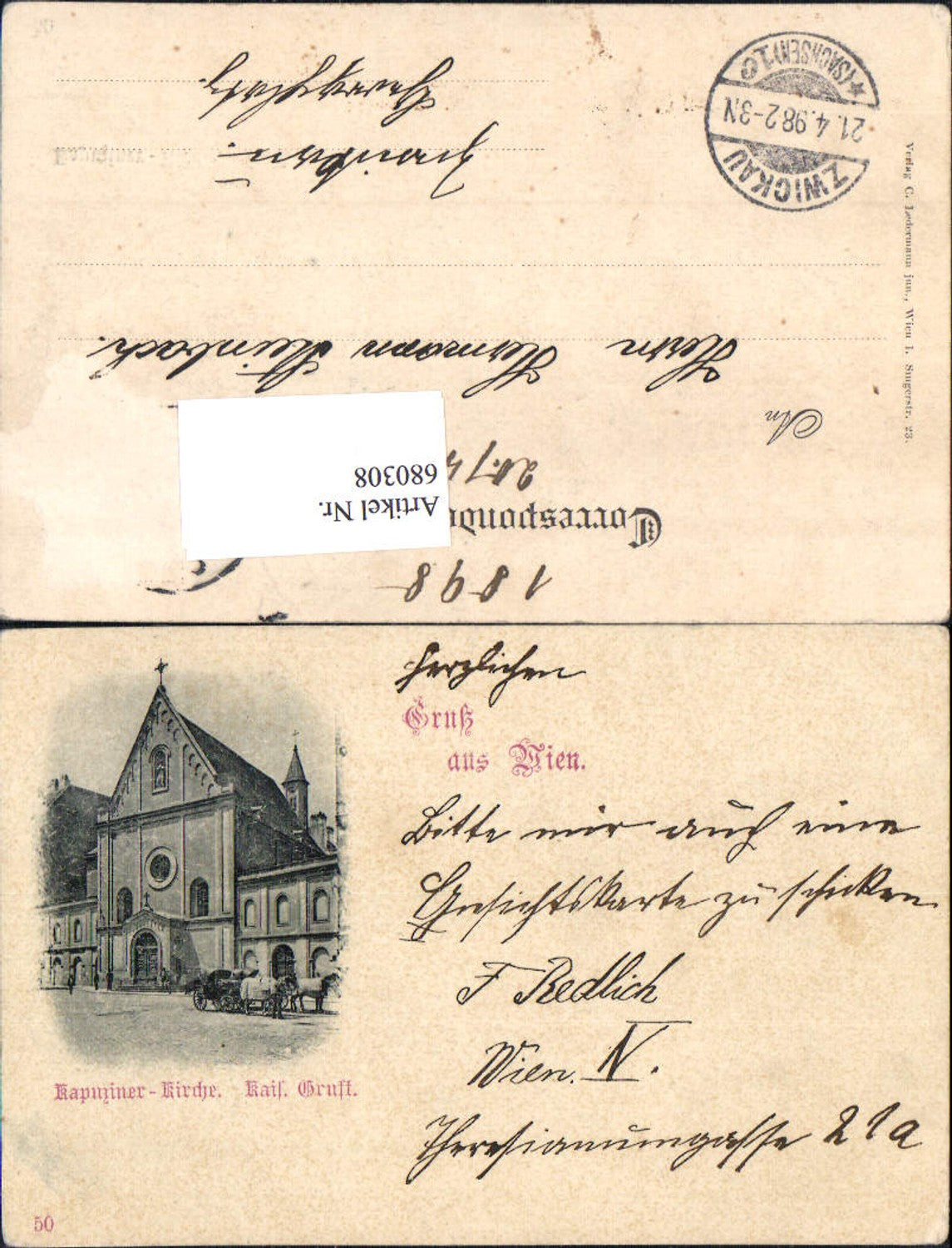 Alte Ansichtskarte – Old Postcard