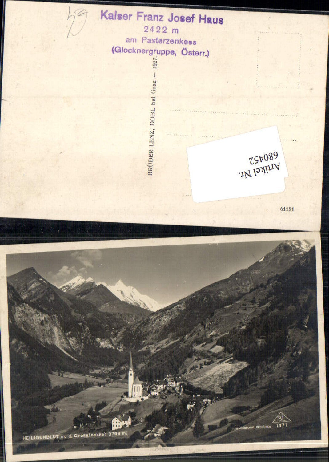 680452 Heiligenblut