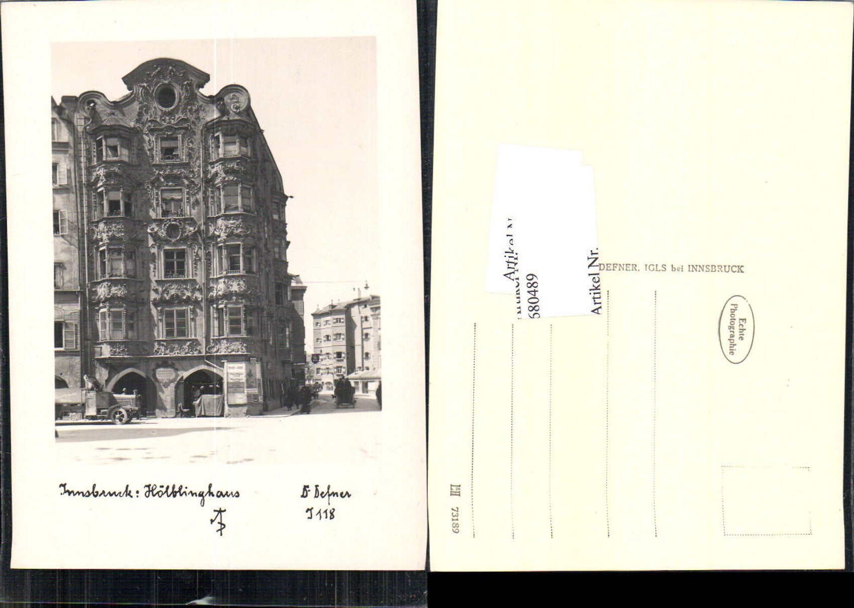 Alte Ansichtskarte – Old Postcard
