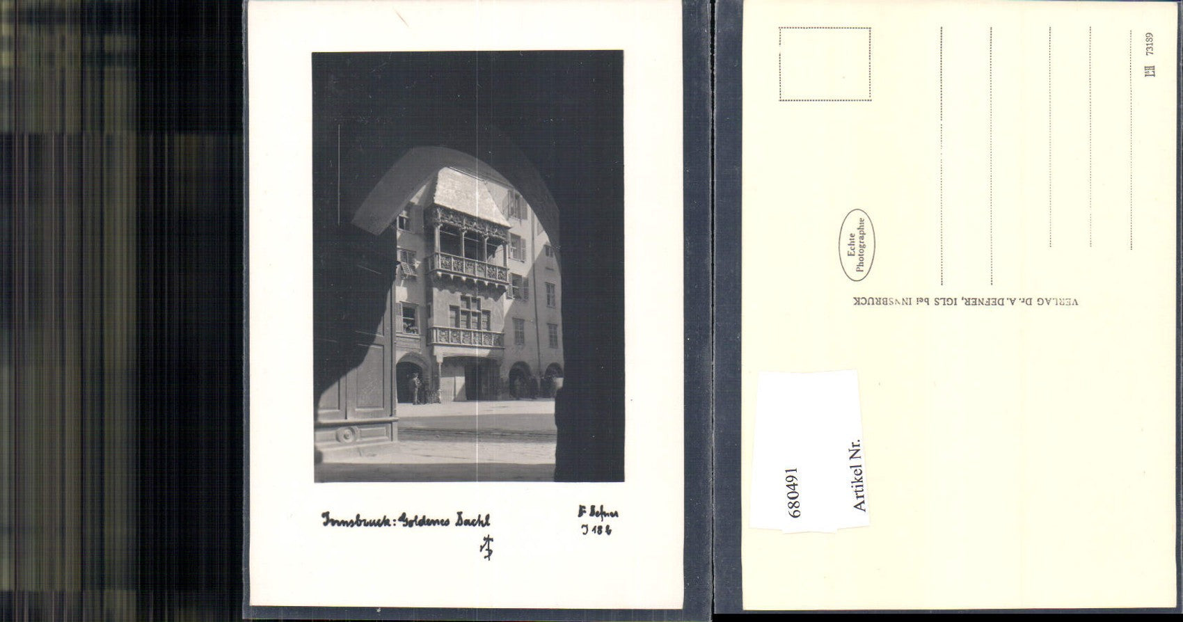 Alte Ansichtskarte – Old Postcard