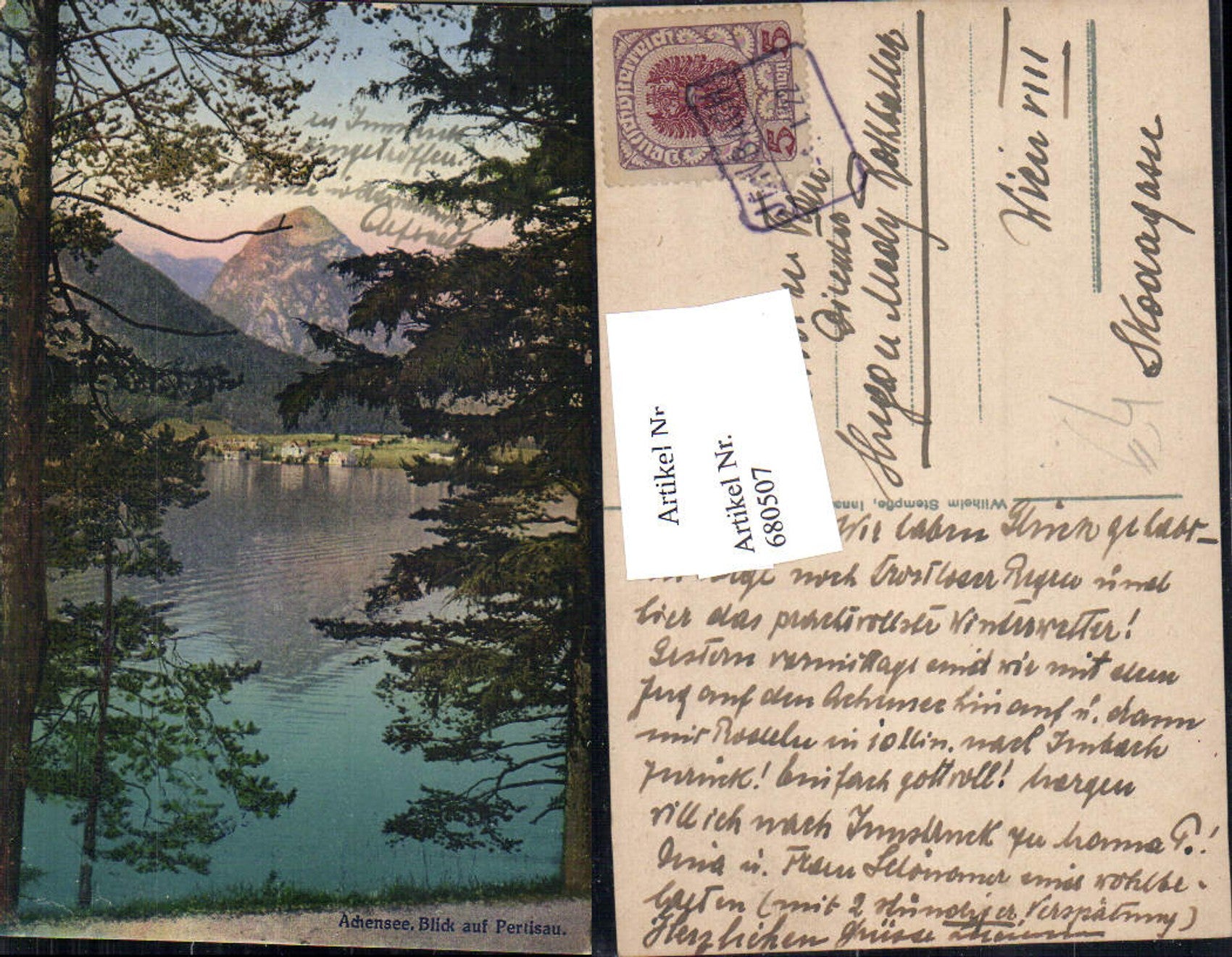 Alte Ansichtskarte – Old Postcard