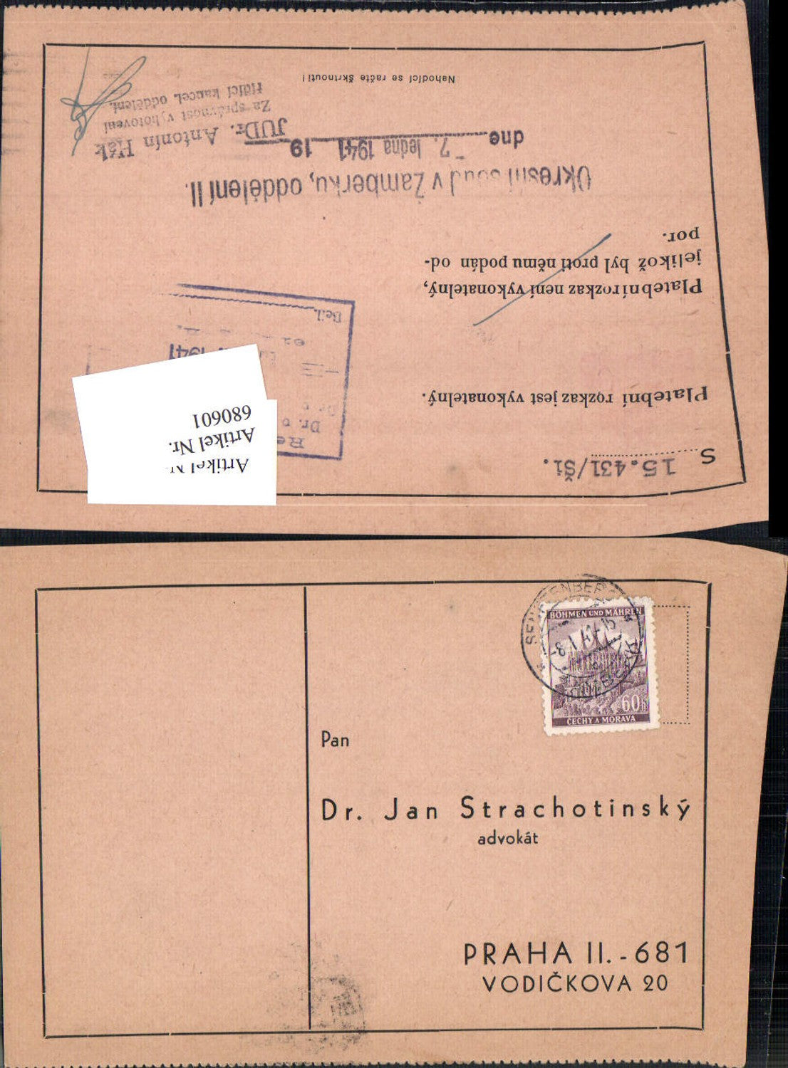 Alte Ansichtskarte – Old Postcard