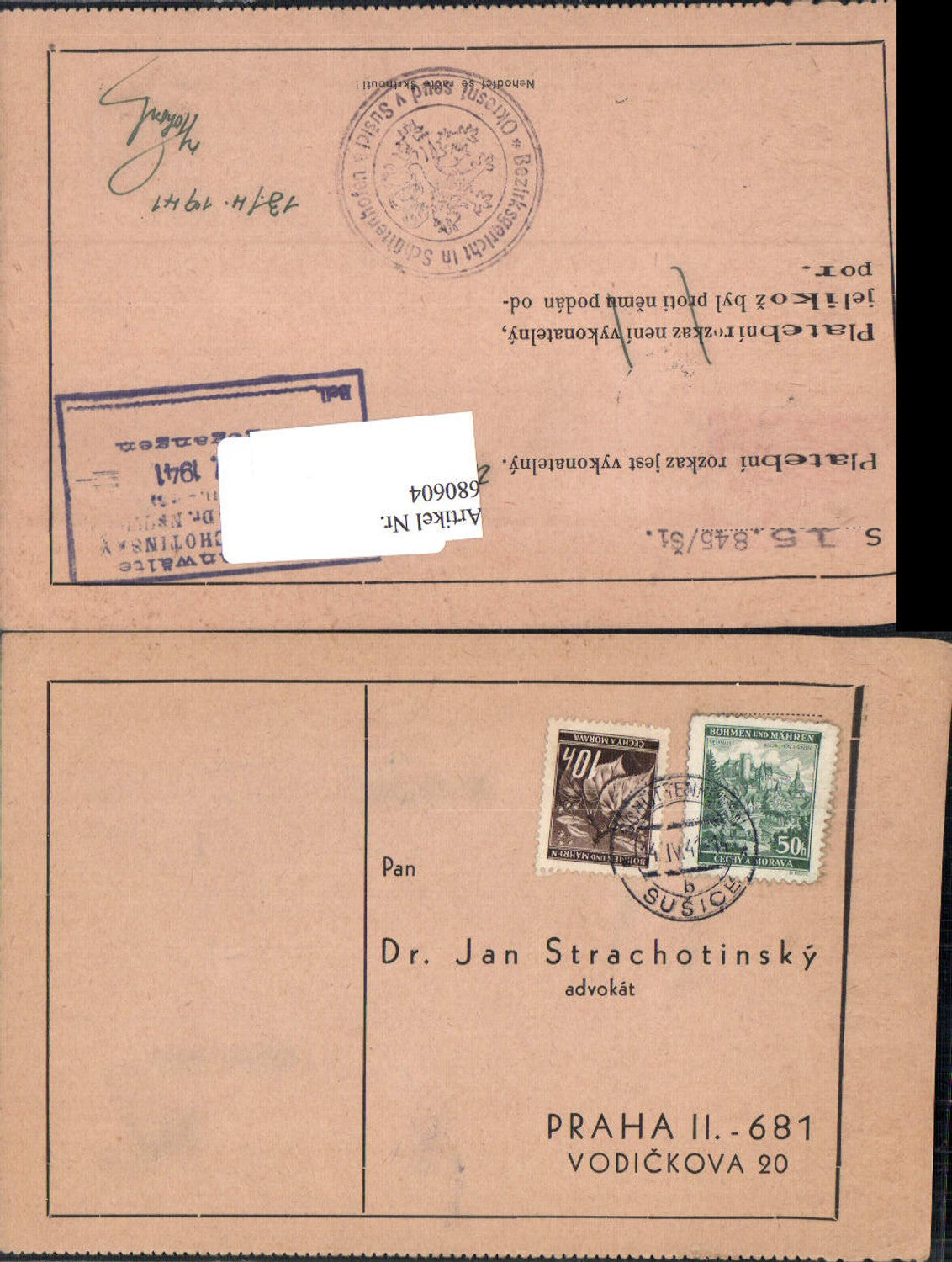 Alte Ansichtskarte – Old Postcard