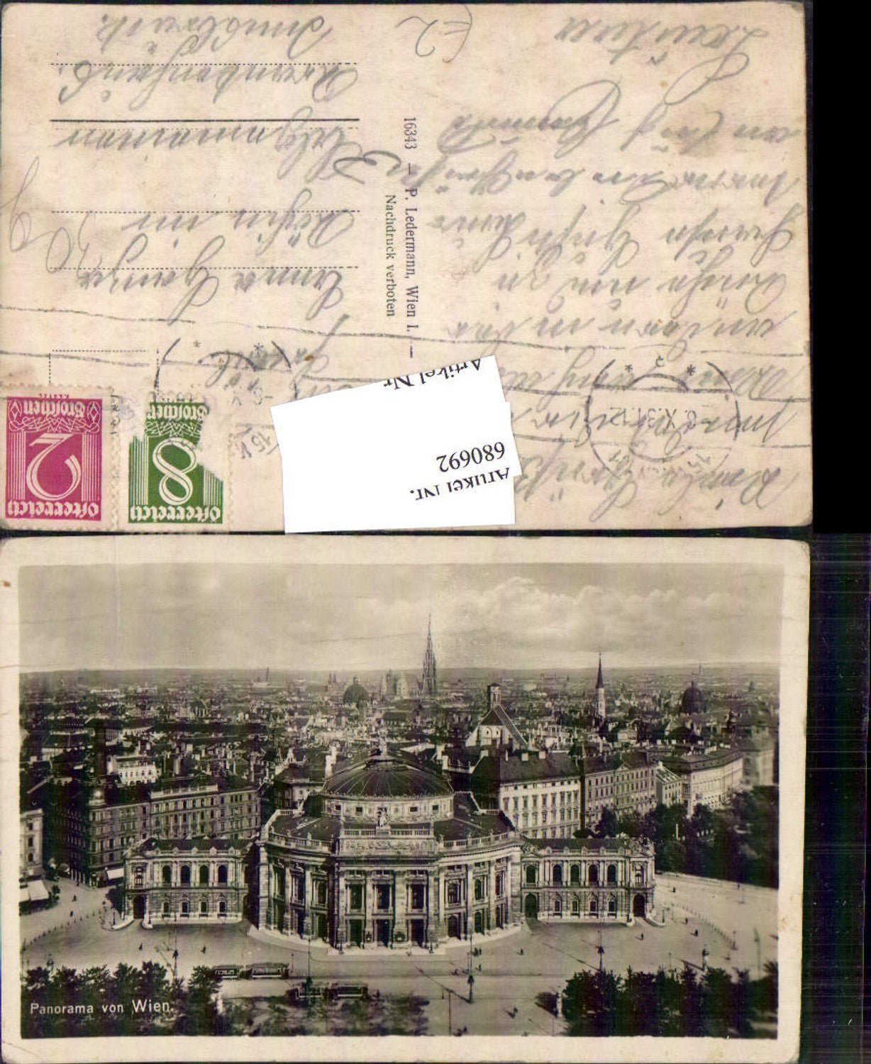 Alte Ansichtskarte – Old Postcard