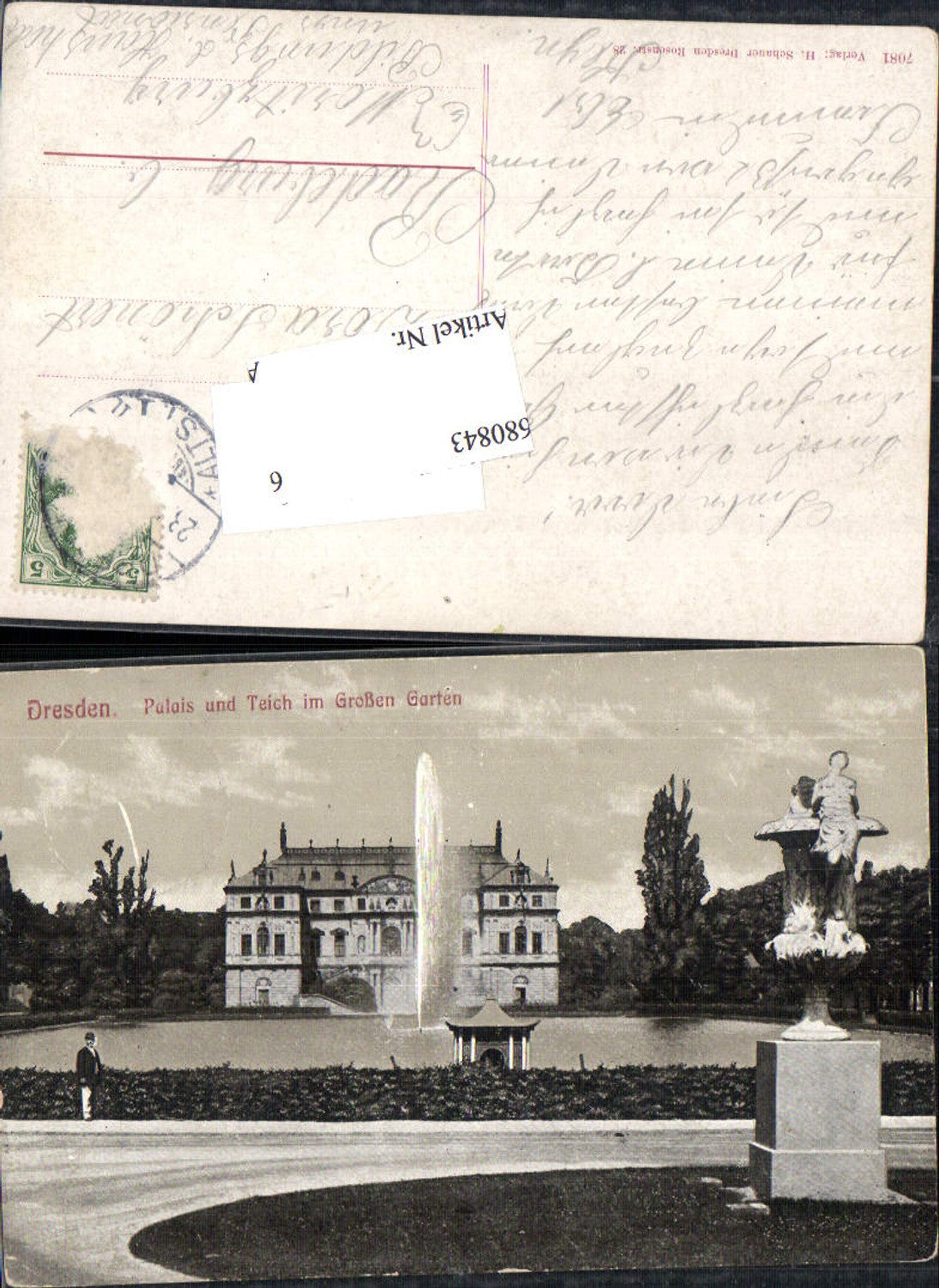 680843 Altstadt-Dresden Palais Teich