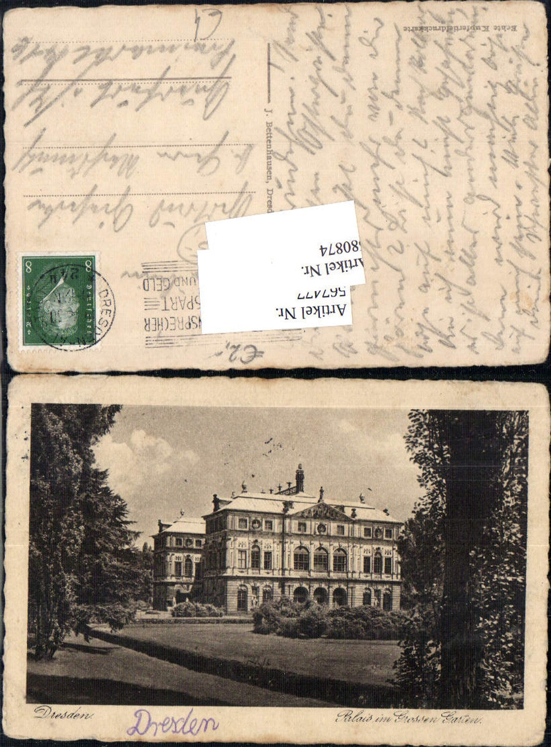 680874 Old Town Dresden Palace Garden