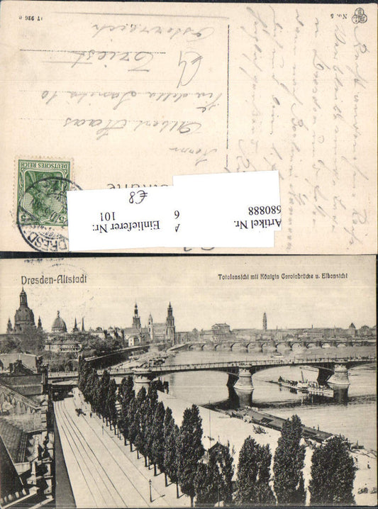 680888 Altstadt-Dresden Brühlsche Terrasse Terrassenufer Elbe Brücke Landungsplatz Dampfer