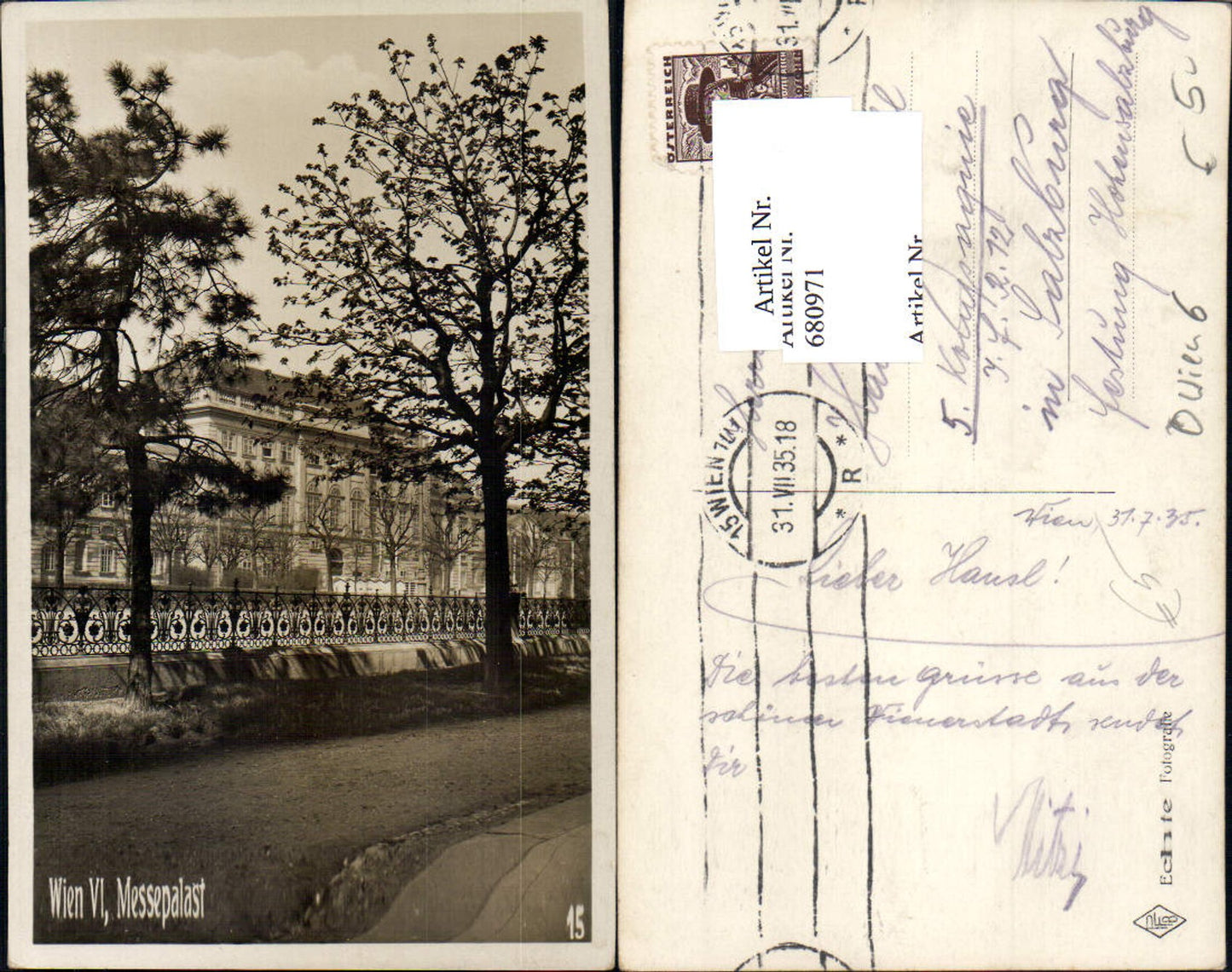 Alte Ansichtskarte – Old Postcard