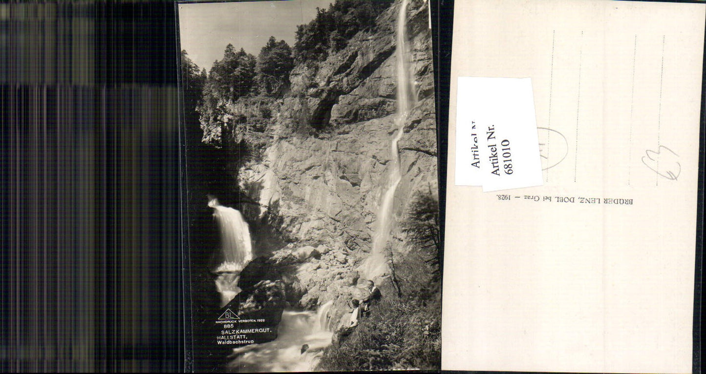 681010 Hallstatt Wasserfall Waldbachstrub