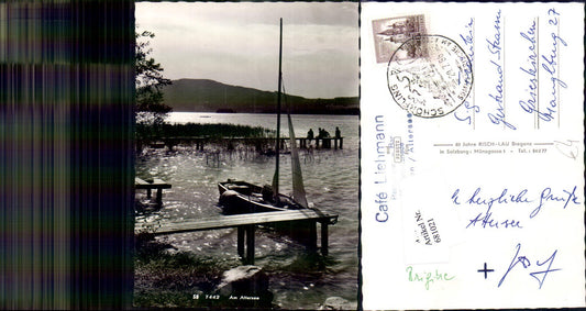 681021 Am Attersee Segelboot