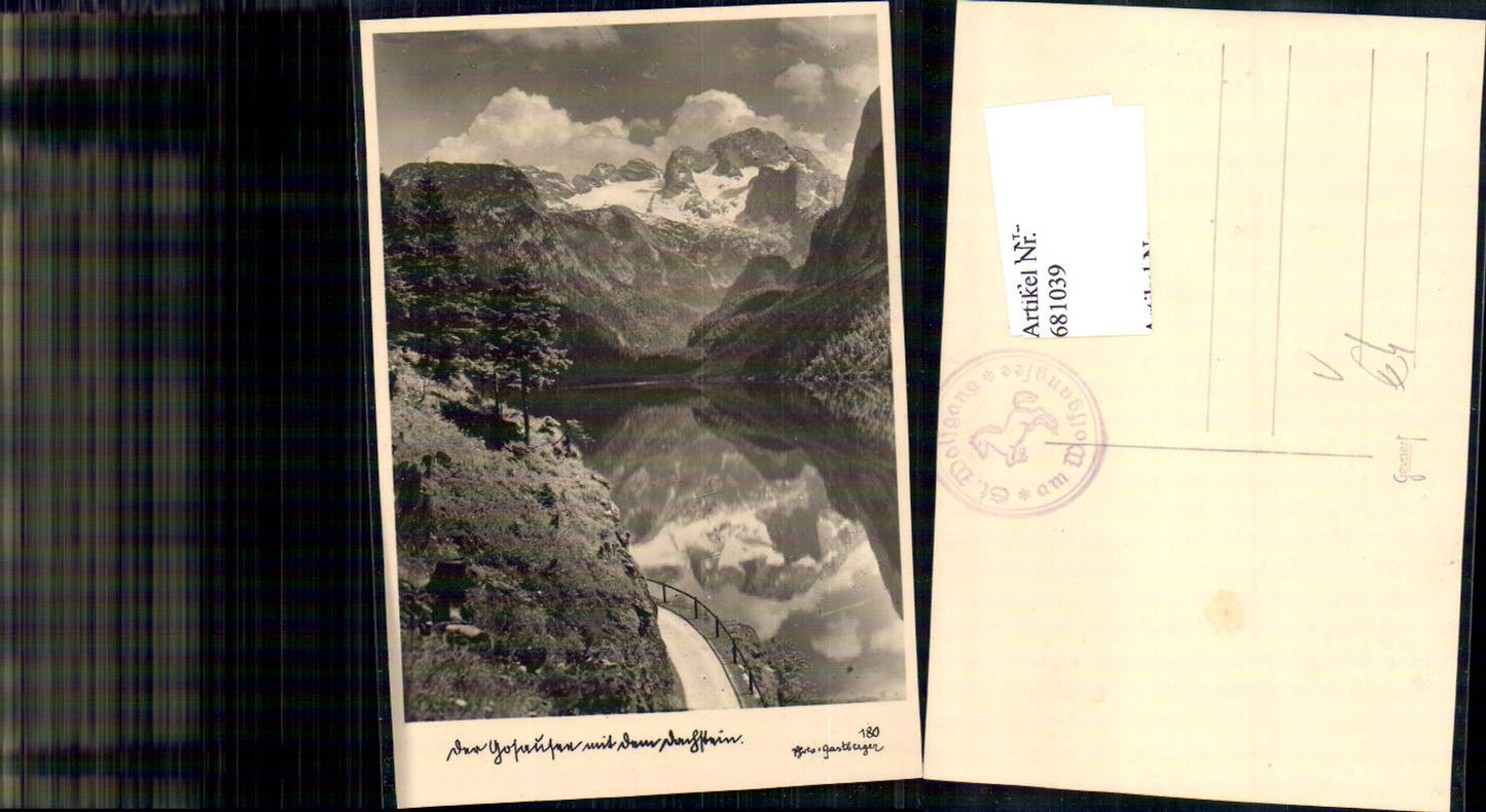 681039 Gosau Gosausee m. Dachstein pub Foto Gastberger 180