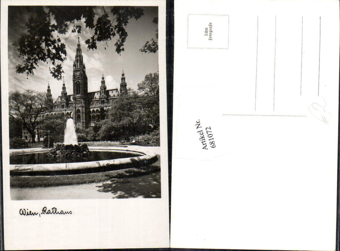Alte Ansichtskarte – Old Postcard