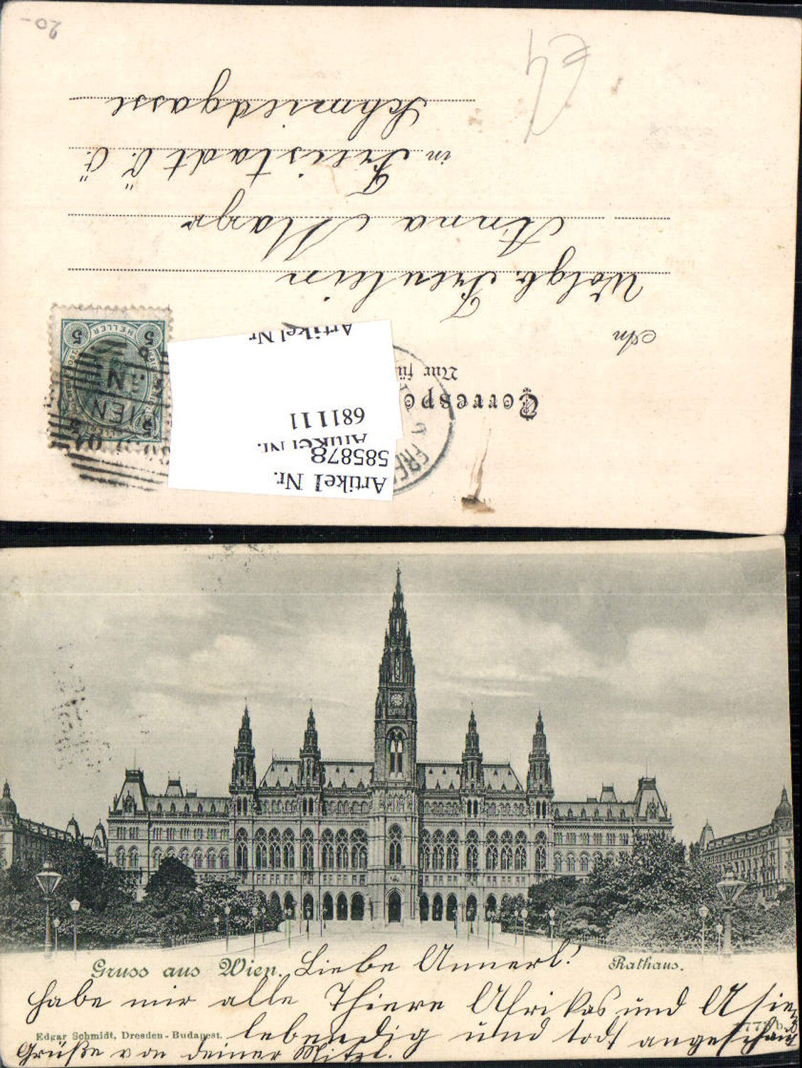 Alte Ansichtskarte – Old Postcard