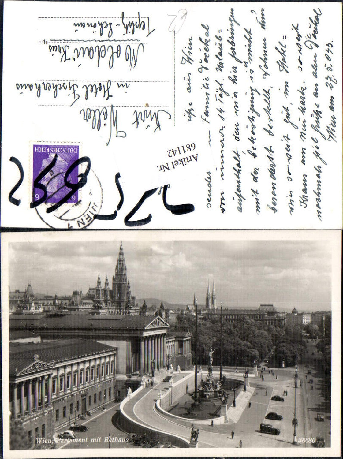 Alte Ansichtskarte – Old Postcard