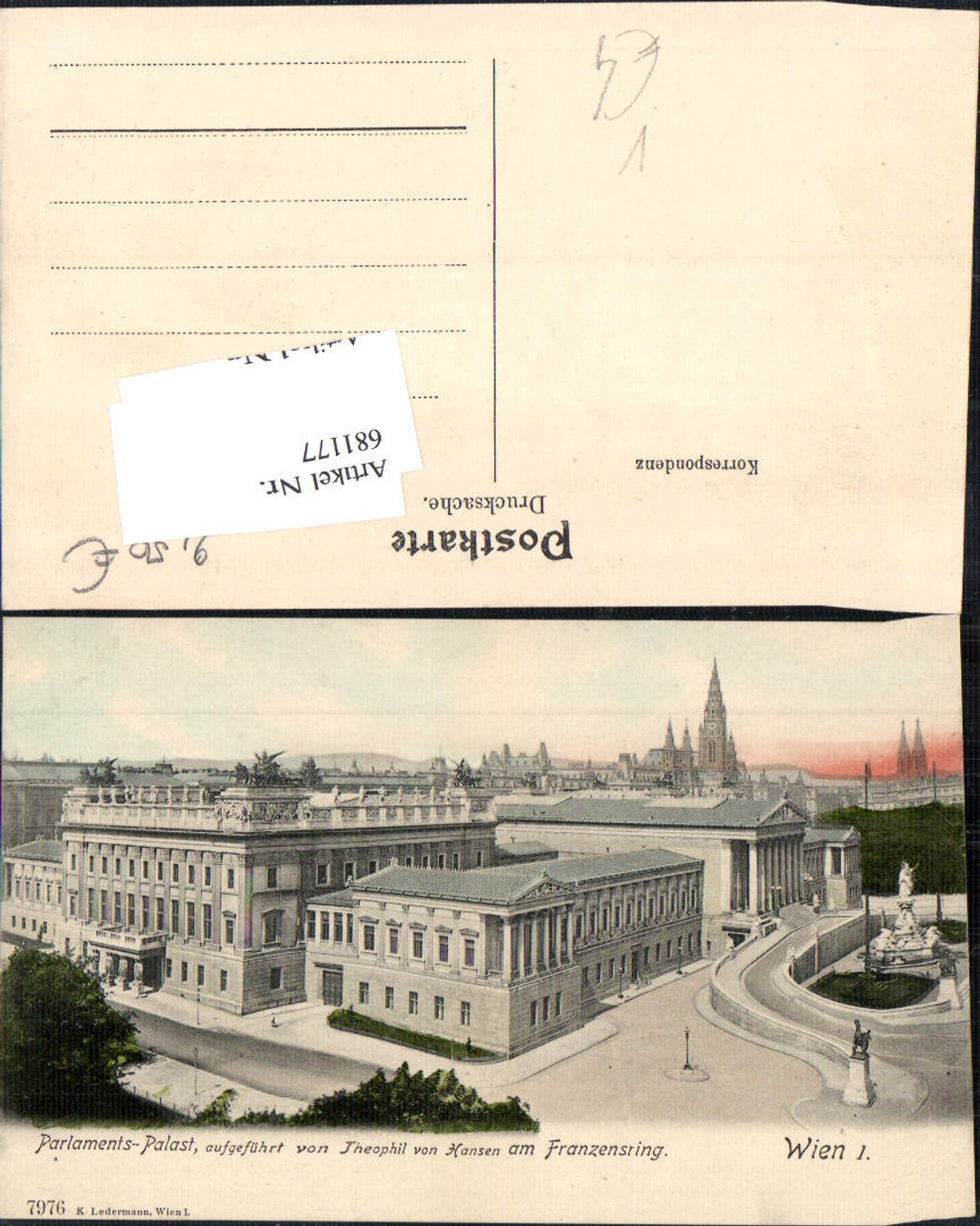 Alte Ansichtskarte – Old Postcard