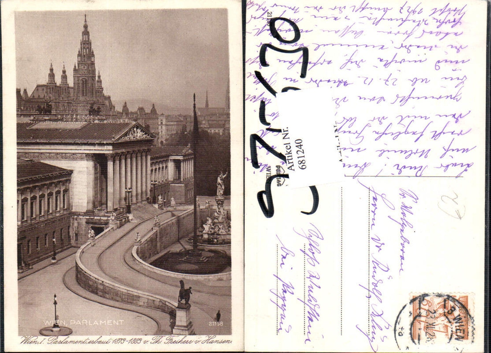 Alte Ansichtskarte – Old Postcard