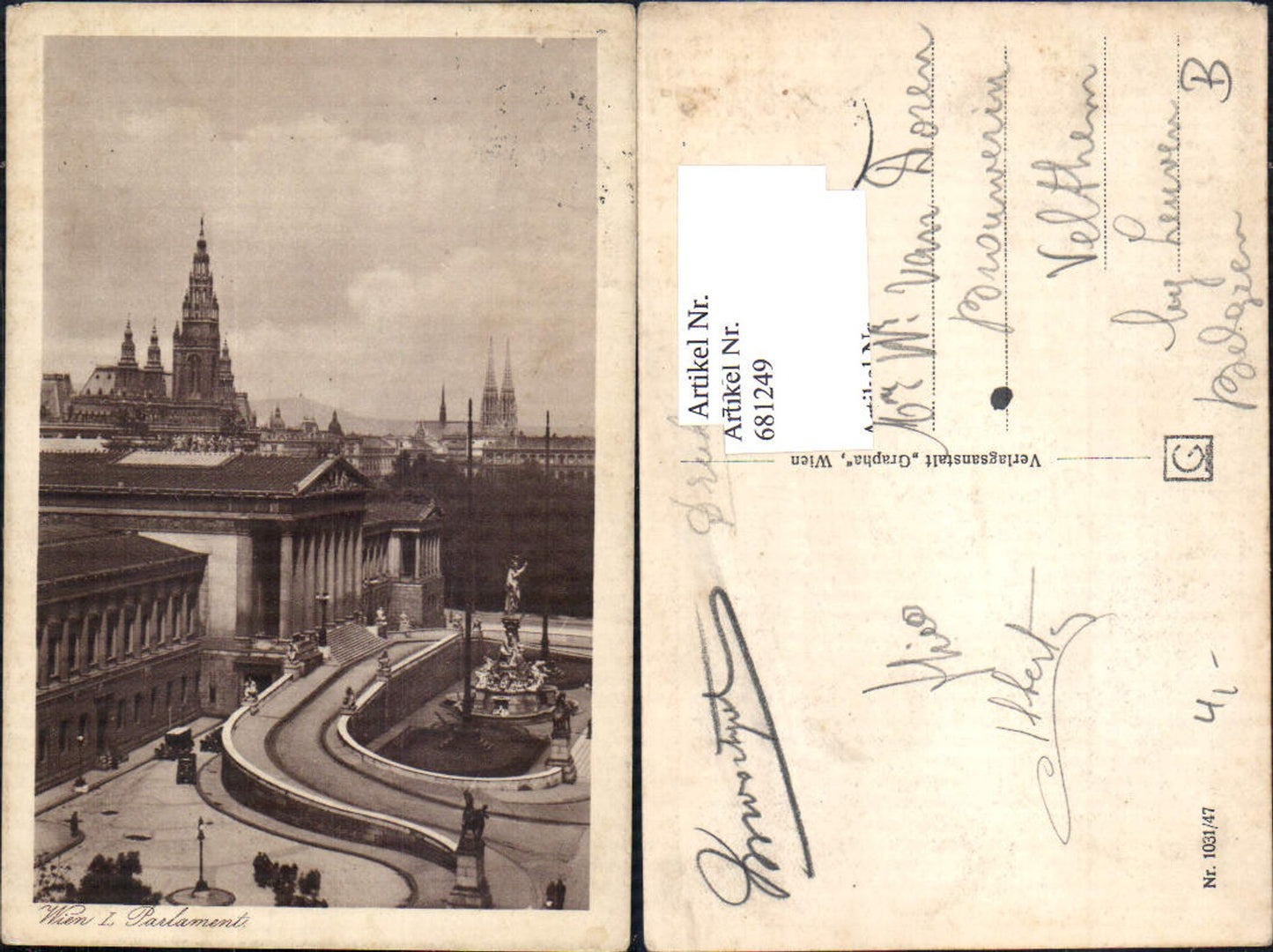 Alte Ansichtskarte – Old Postcard