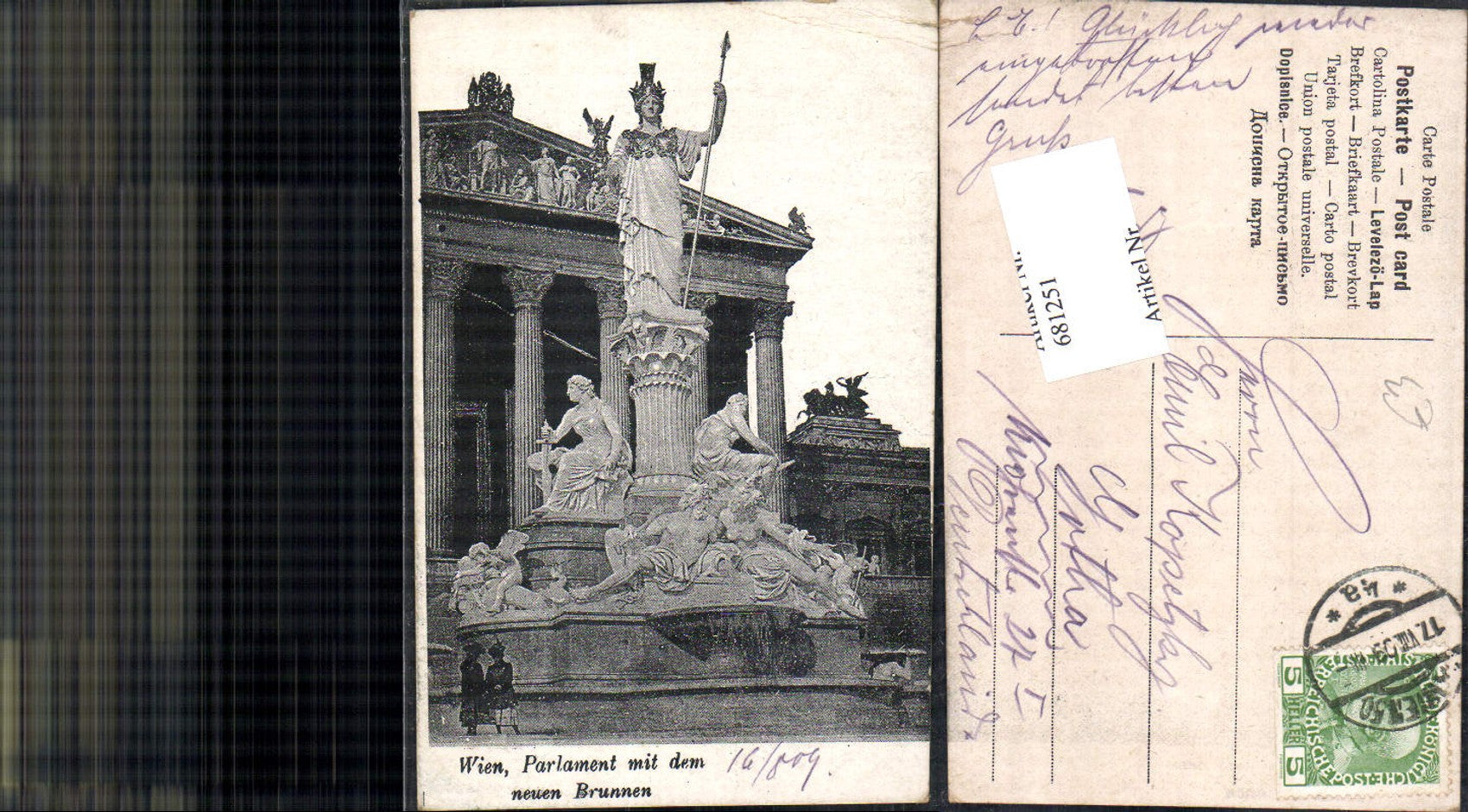 Alte Ansichtskarte – Old Postcard