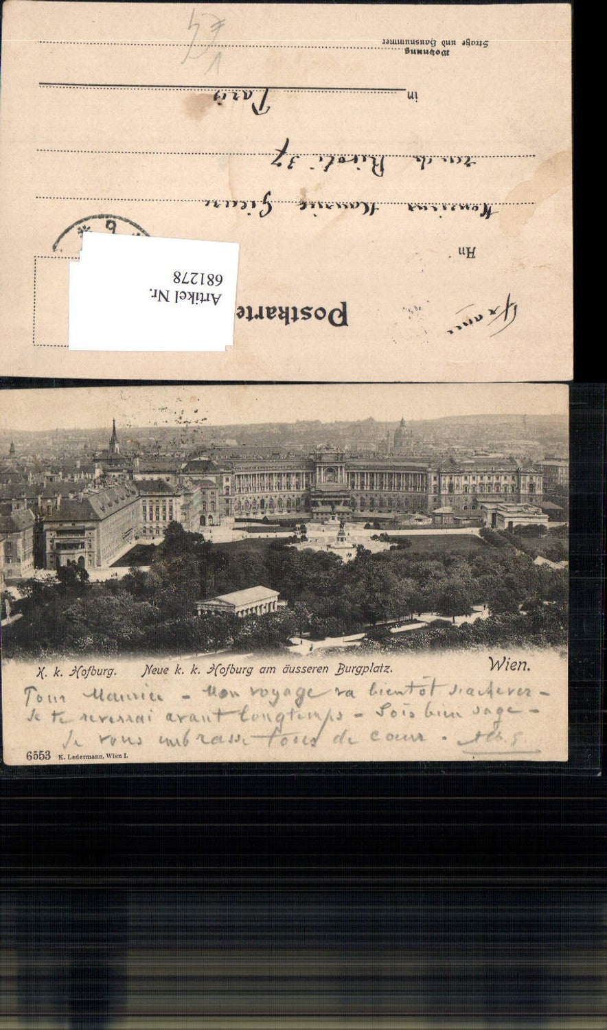 Alte Ansichtskarte – Old Postcard