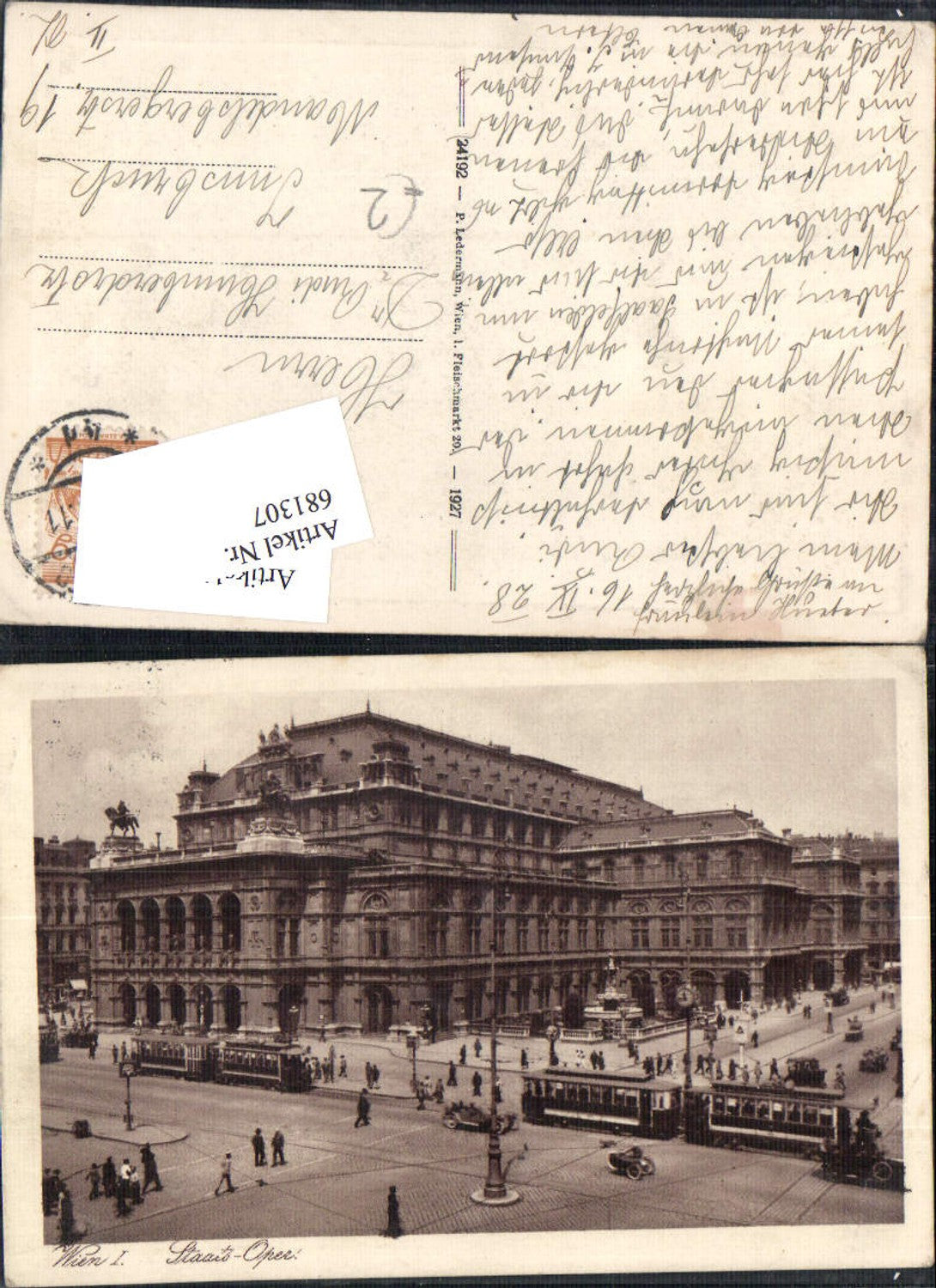 Alte Ansichtskarte – Old Postcard