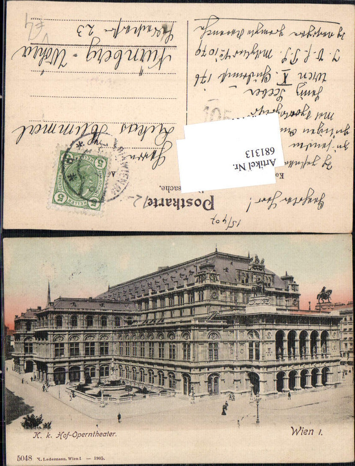 Alte Ansichtskarte – Old Postcard