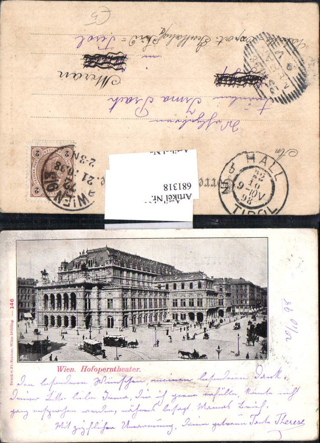 Alte Ansichtskarte – Old Postcard