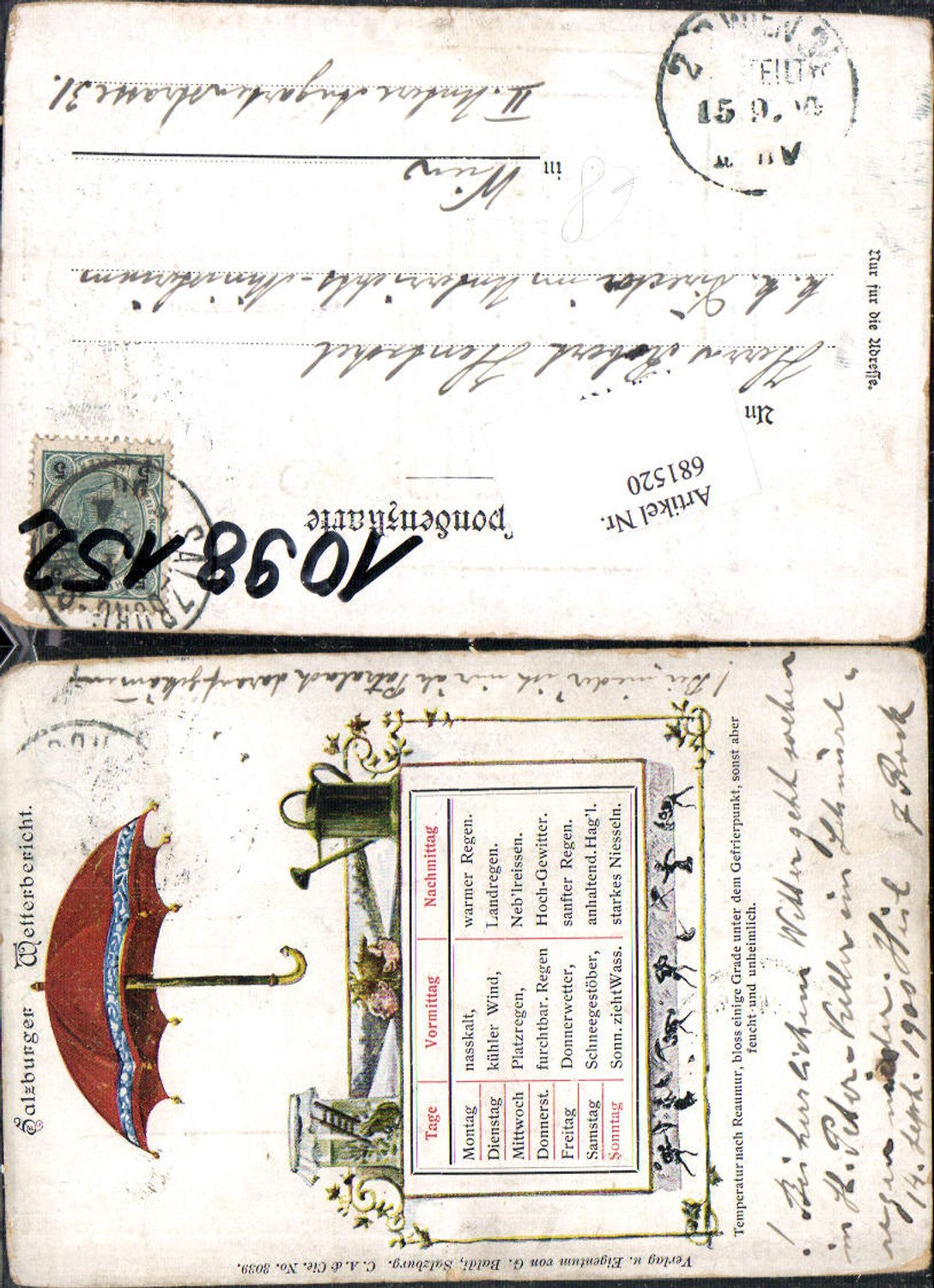 Alte Ansichtskarte – Old Postcard
