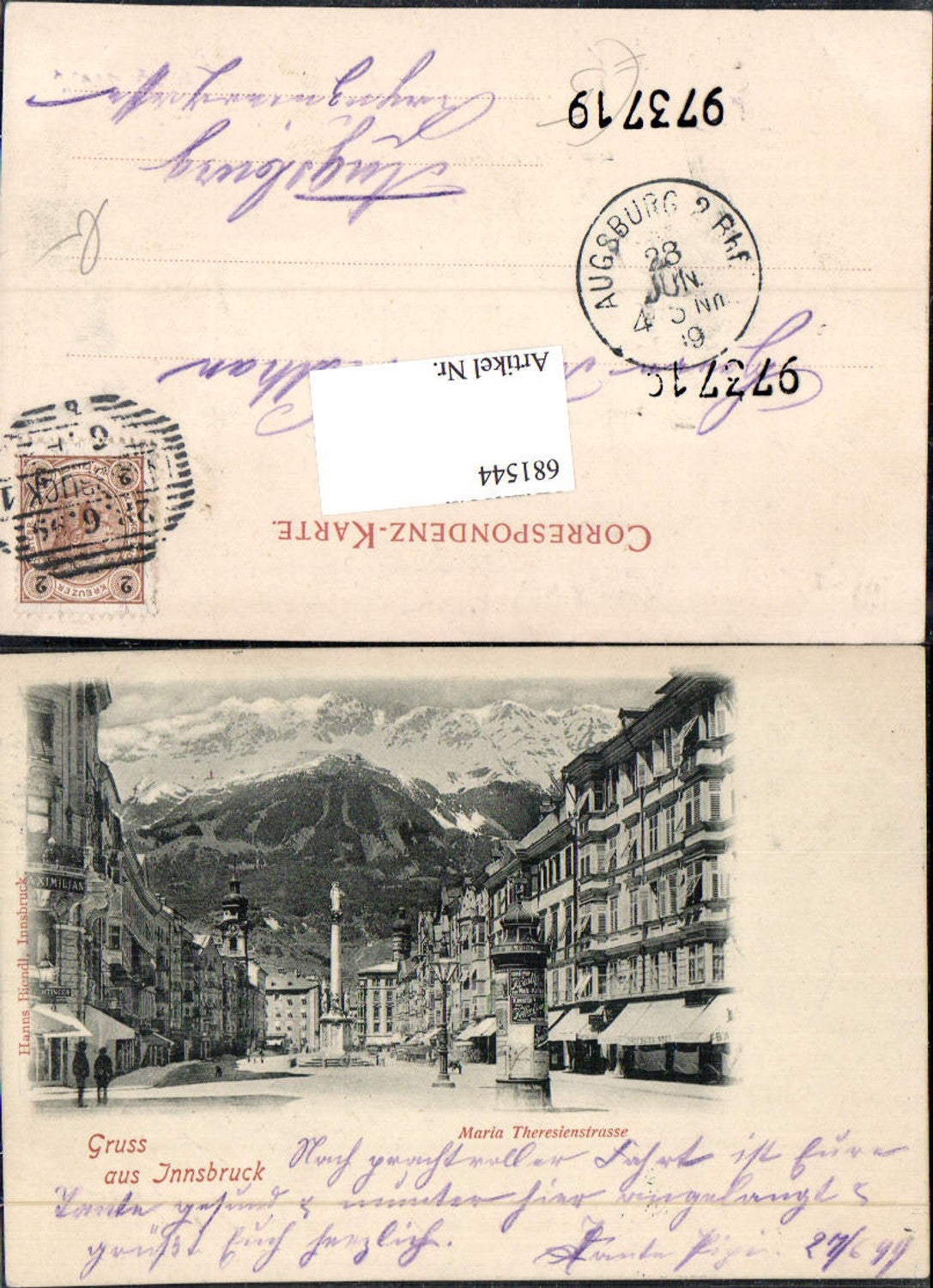 Alte Ansichtskarte – Old Postcard