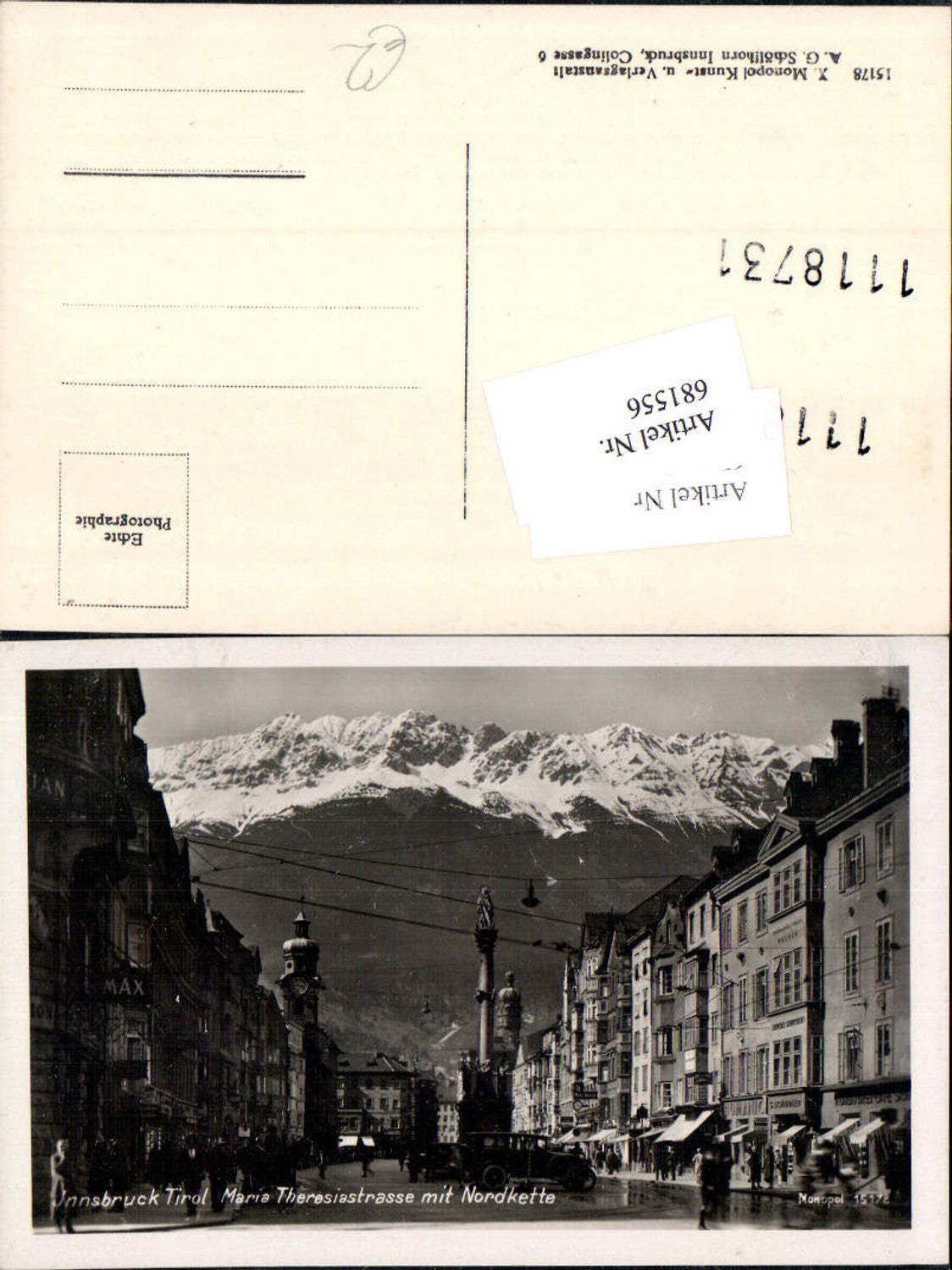 Alte Ansichtskarte – Old Postcard