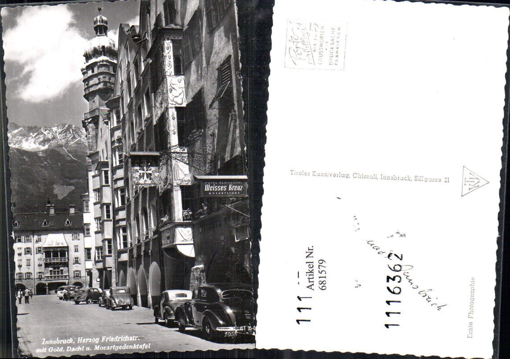 Alte Ansichtskarte – Old Postcard