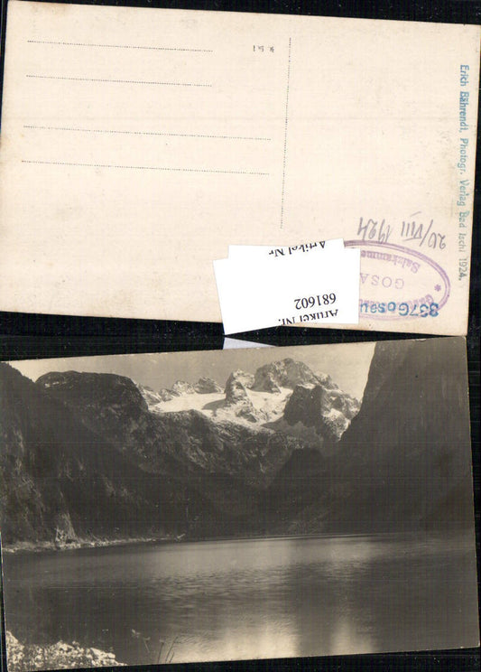 681602 Gosau Gosausee pub Erich Bährendt 337