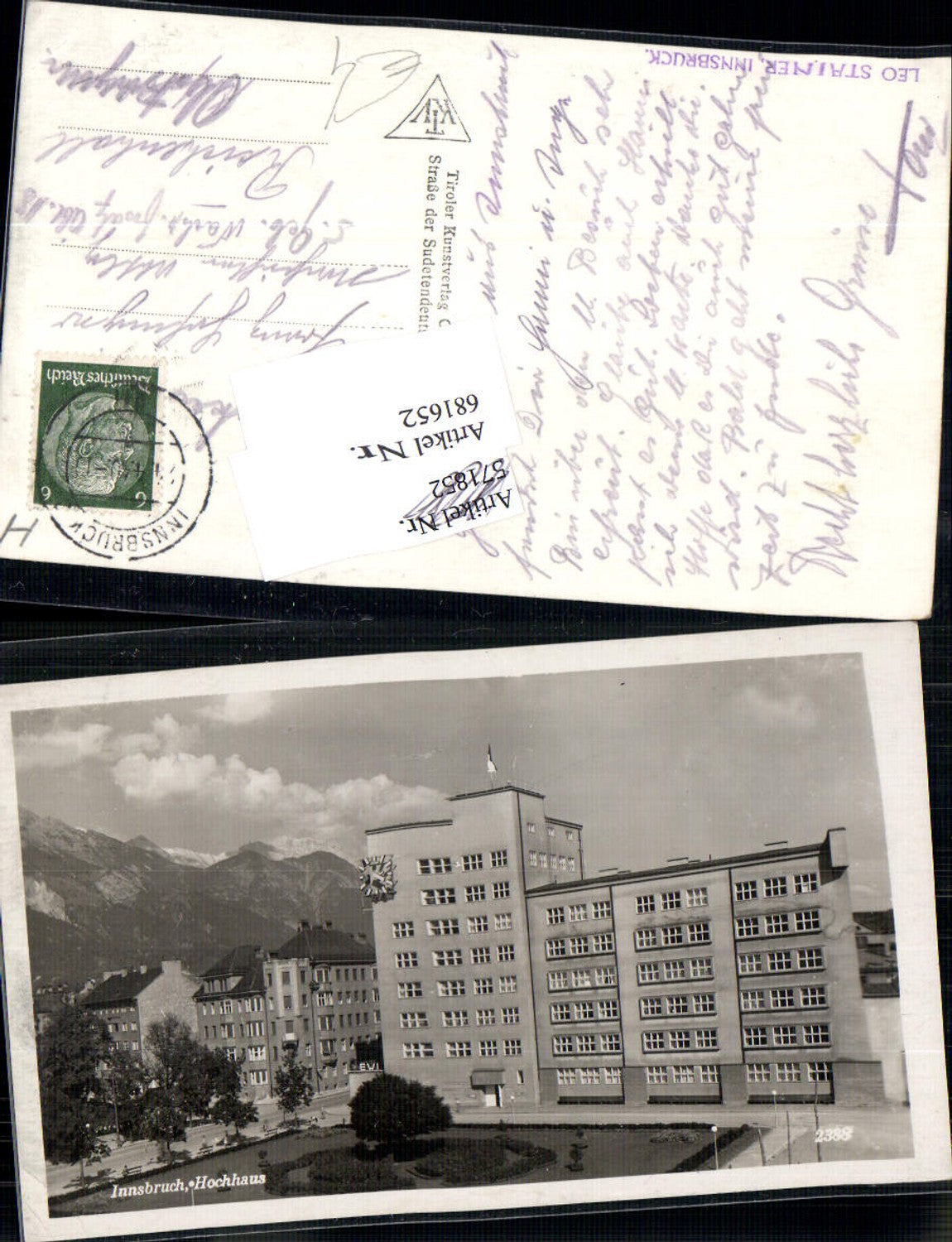 Alte Ansichtskarte – Old Postcard