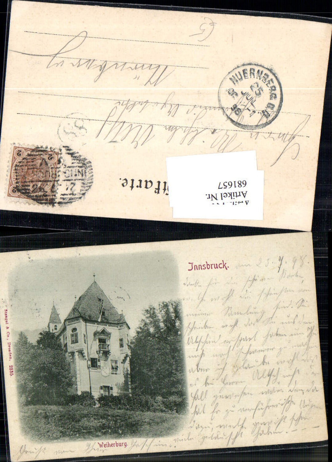 Alte Ansichtskarte – Old Postcard