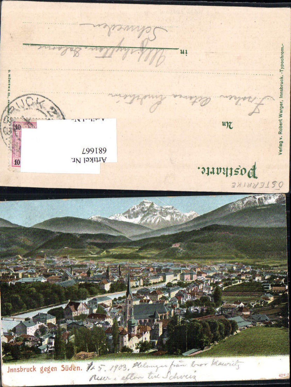 Alte Ansichtskarte – Old Postcard