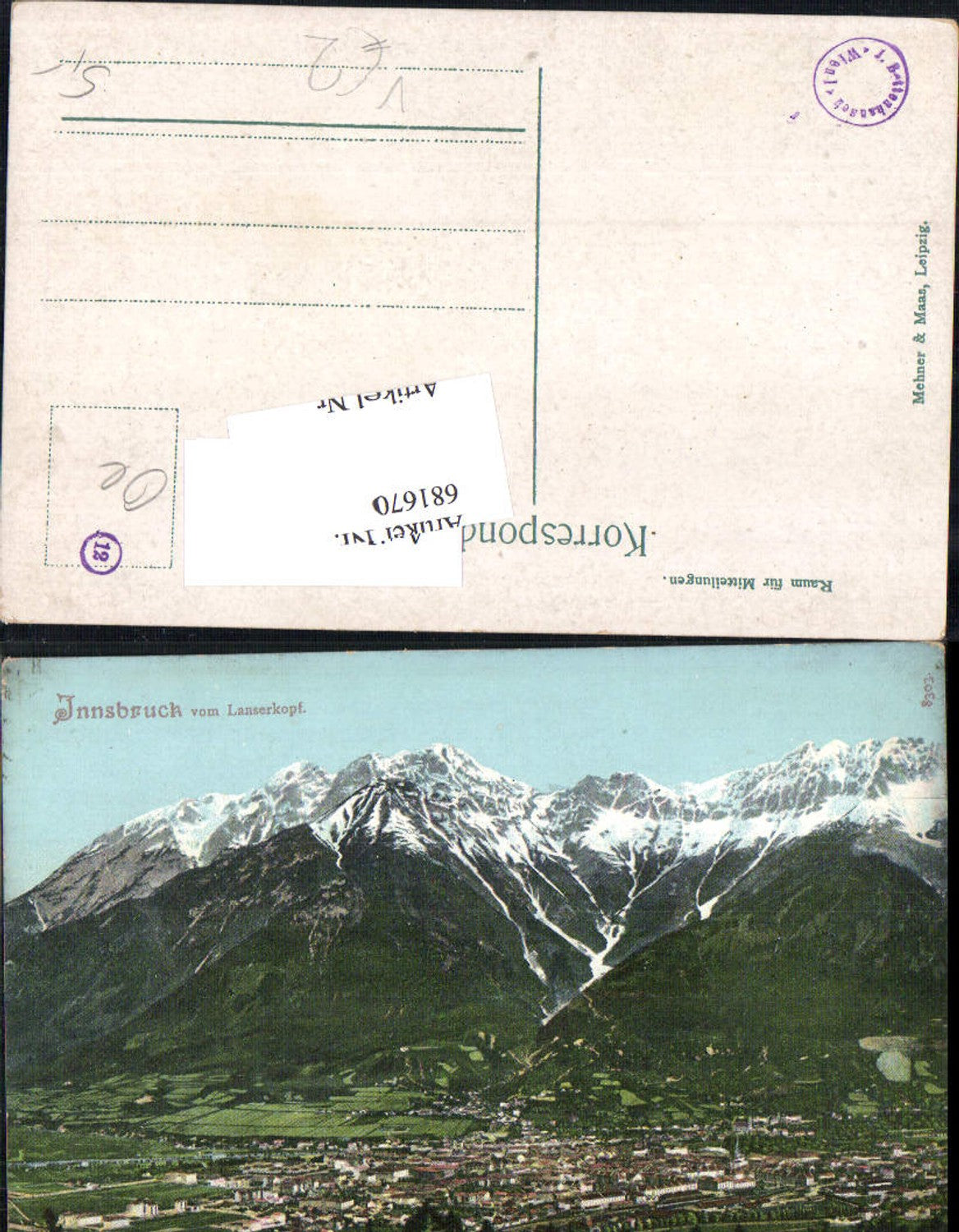 Alte Ansichtskarte – Old Postcard