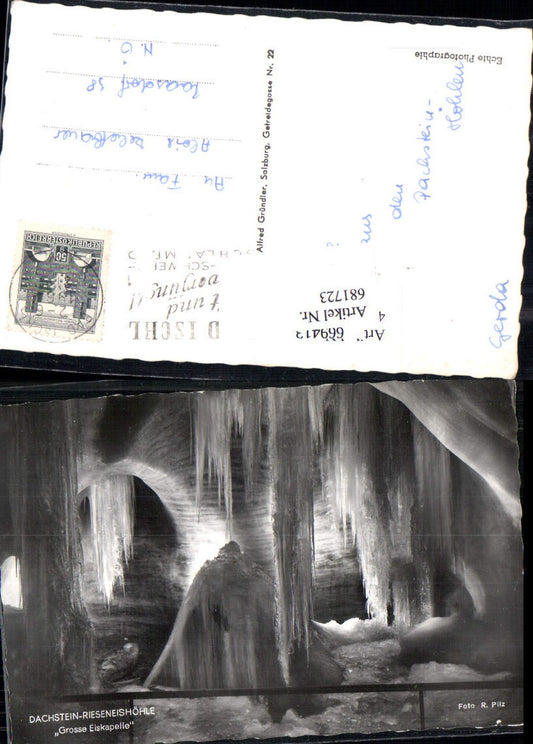 681723 Dachstein Rieseneishöhle Höhle Obertraun