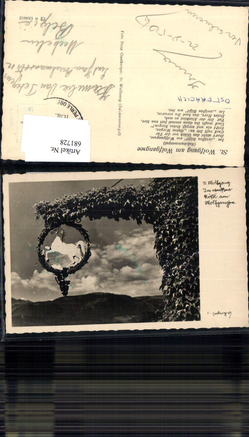 681728 St. Wolfgang am Wolfgangsee Weissen Rössl pub Gastberger