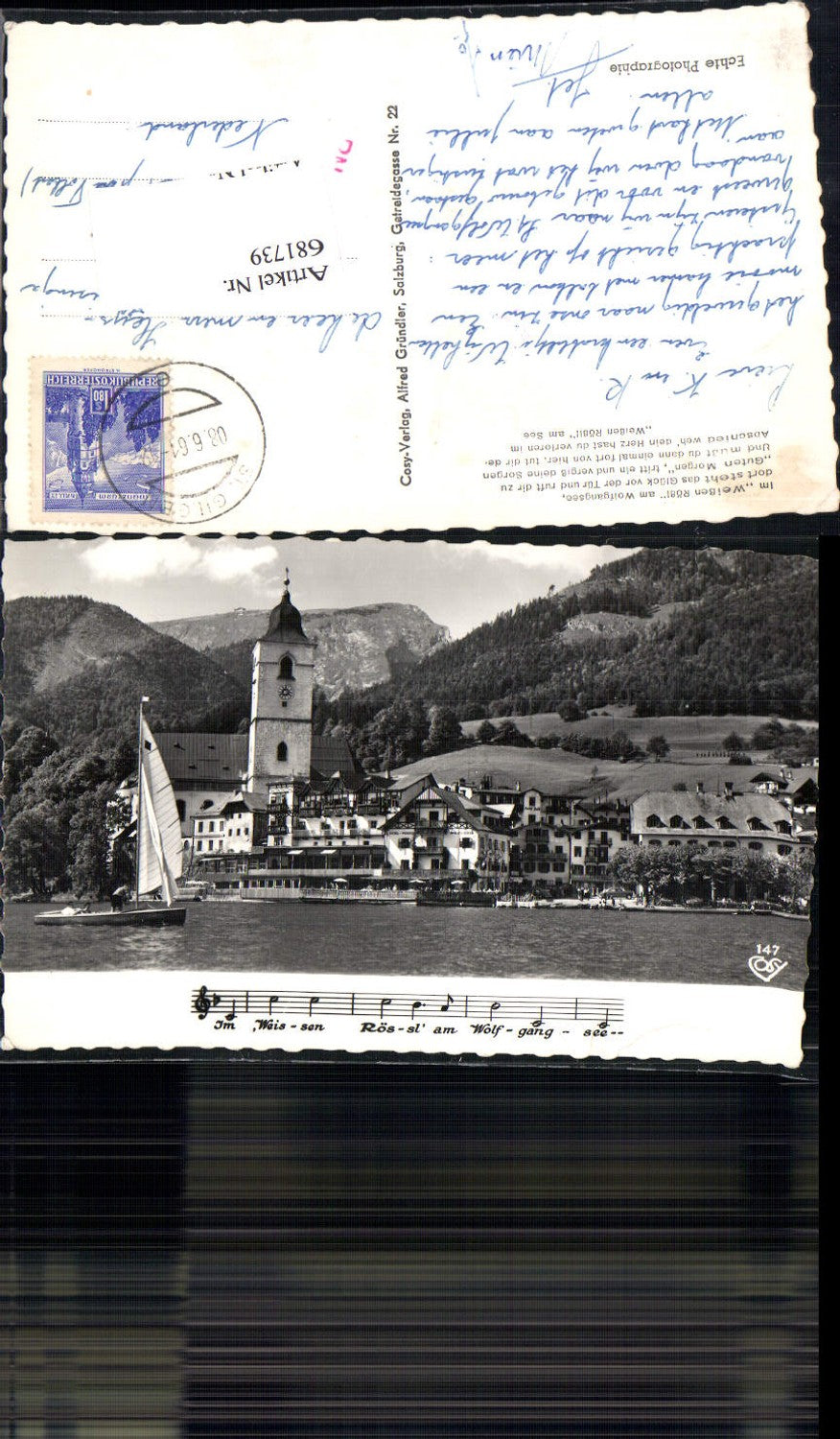 681739 St. Wolfgang am Wolfgangsee Segelboot