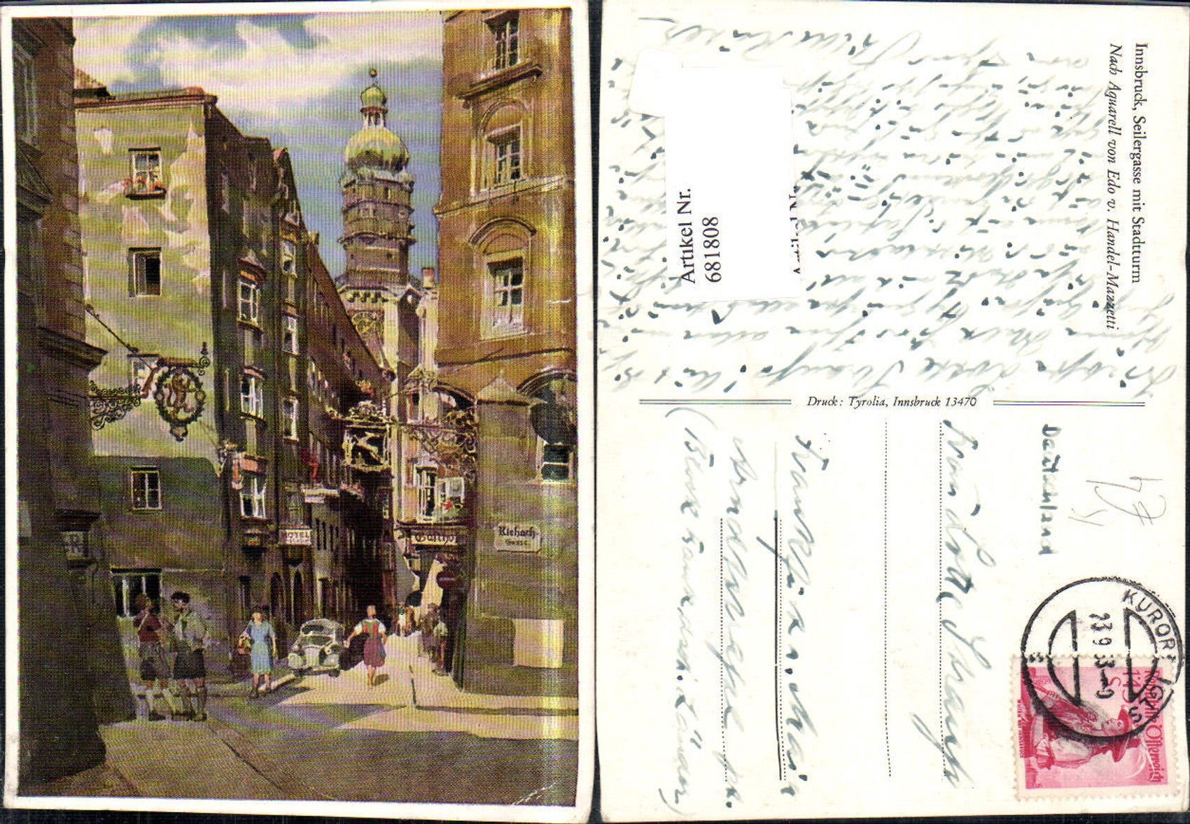 Alte Ansichtskarte – Old Postcard
