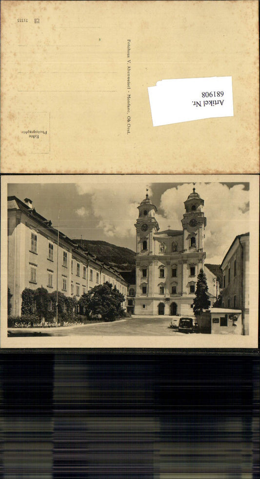 681908 Mondsee Kirche und Schloss