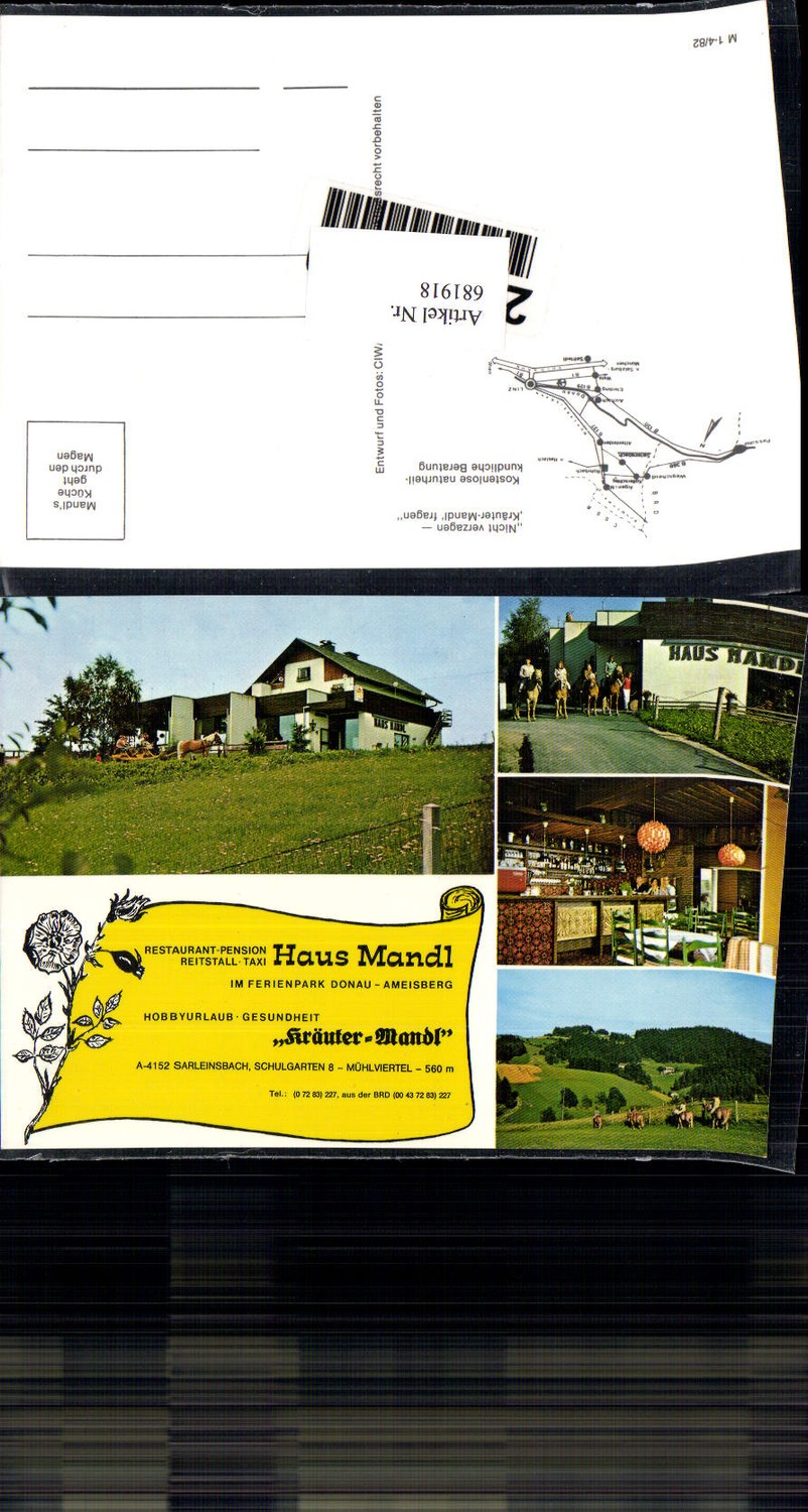 681918 Sarleinsbach Mühlviertel Restaurant Haus Mandl Ameisberg