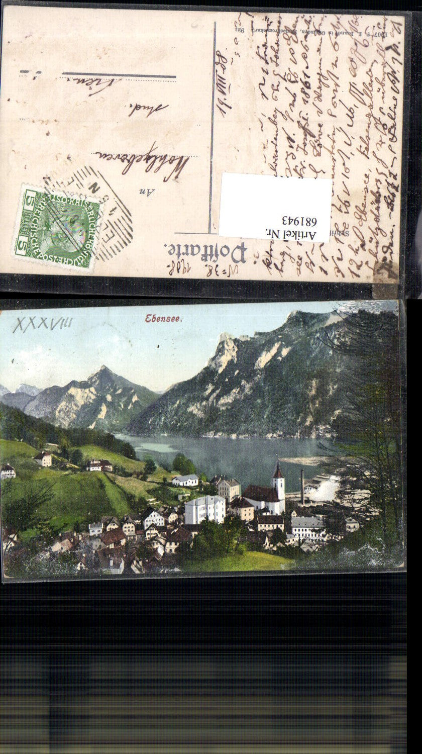 681943 Ebensee am Traunsee pub Brandt 921