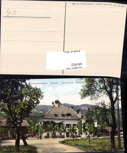 681952 Goisern Goiserer Mühle Salzkammergut pub Brandt 1145