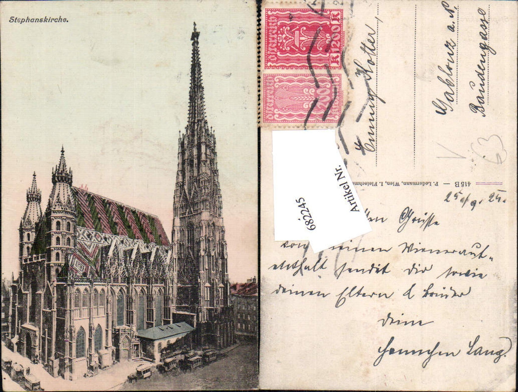 Alte Ansichtskarte – Old Postcard