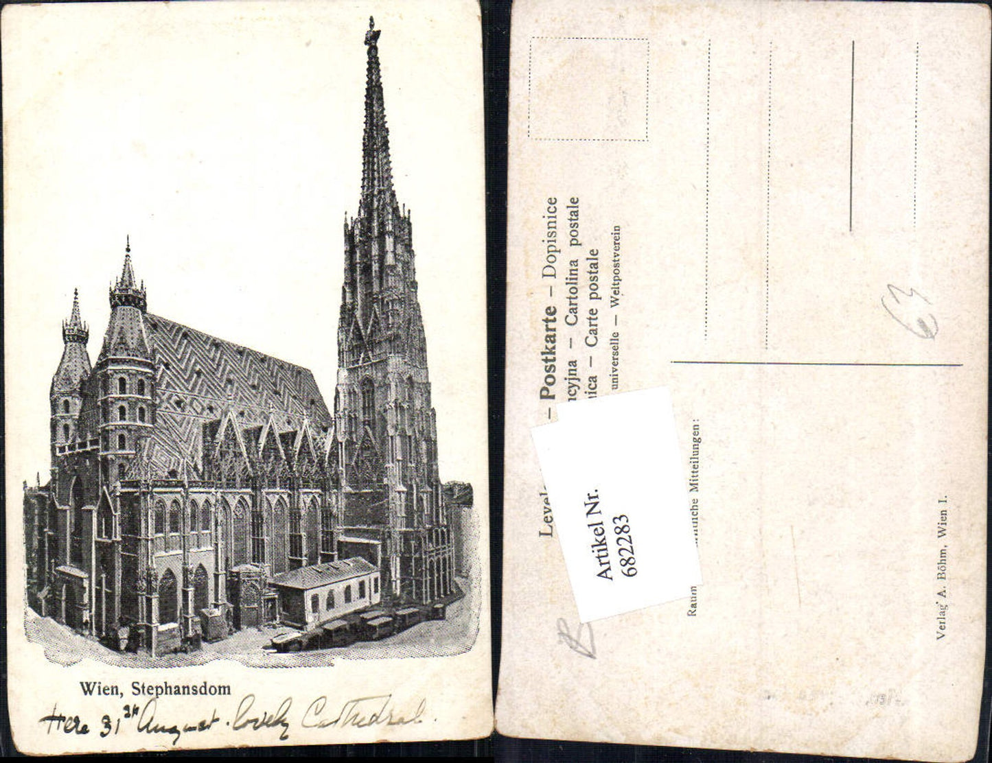 Alte Ansichtskarte – Old Postcard