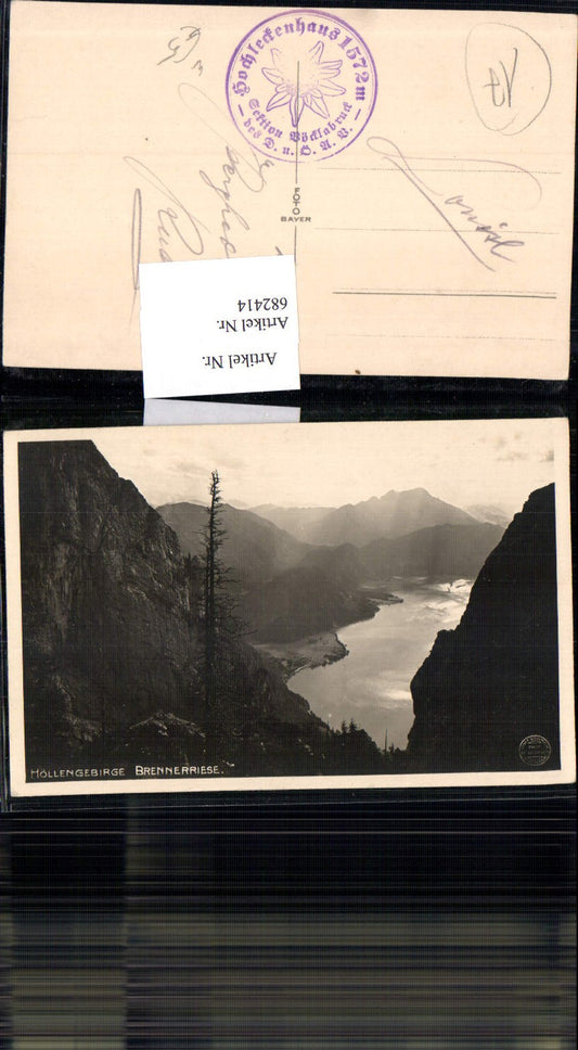 682414 Foto-AK Ebensee Höllengebirge Brenneriese