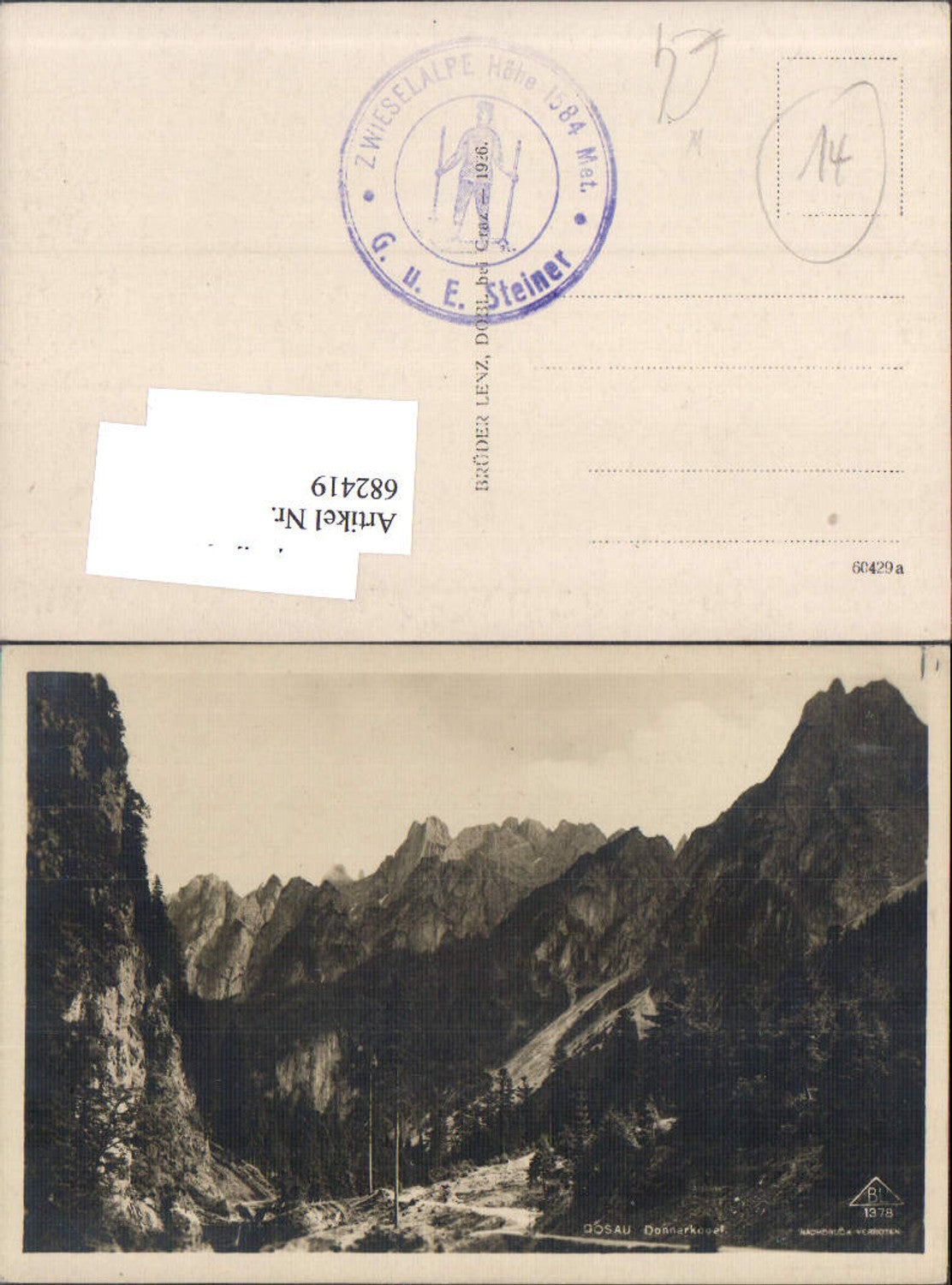 682419 Gosau Donnerkogel