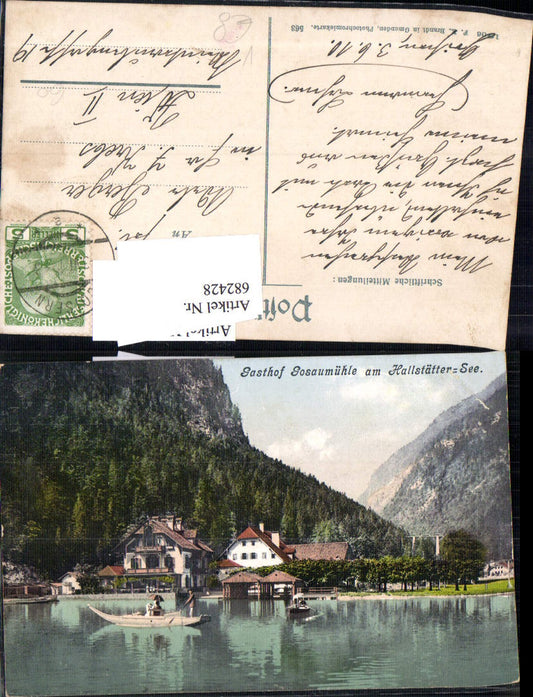 682428 Gasthaus Gosaumühle am Hallstättersee Hallstatt Gosau pub Brandt 563